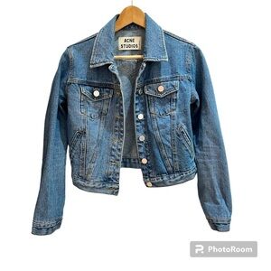 ACNE STUDIOS Denim Jacket Short Medium Wash